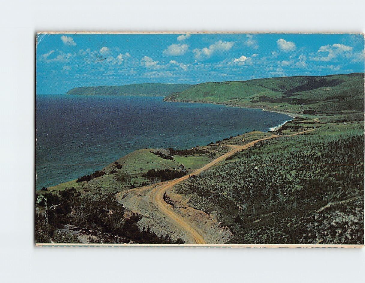 Postcard Coastal Scene On The Cabot Trail, Cape Breton, Petit Étang