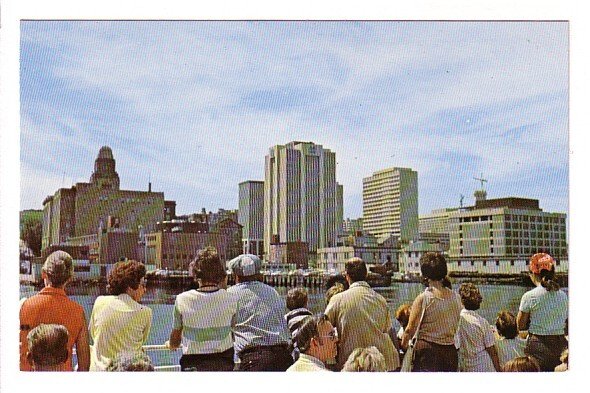 On Tour Boat, Halifax Skyline, Nova Scotia,