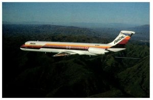 AirCal McDonnell Douglas DC 9 Super 80 Airline Issued Postcard