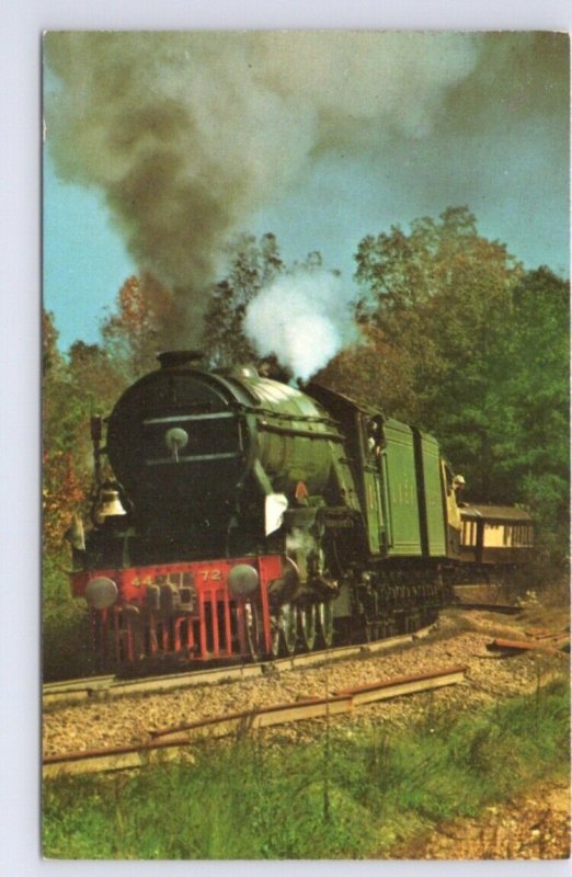 LNER Flying Scotsman 4472, Steam Locomotive, Alabama, Vintage 1969 Postcard