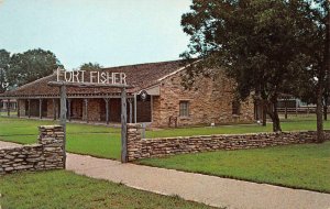 FORT FISHER Homer Garrison Museum TX Ranger Headquarters Waco Vintage Postcard