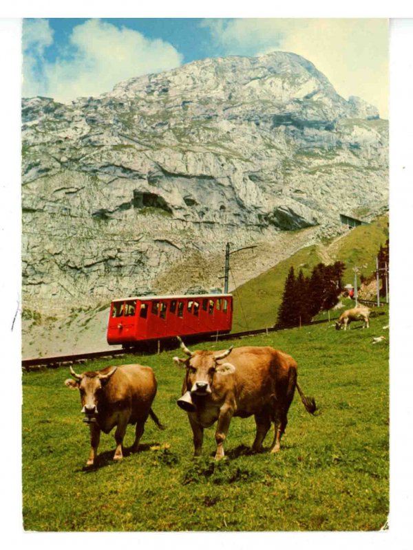 Switzerland - Mt. Pilatus. Railway   (continental size)