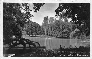 B14507 Romania Craiova Parcul Romanescu   dolj real photo