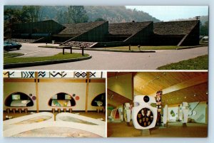 Cherokee North Carolina NC Postcard Museum Of The Cherokee Indian Multiview