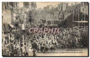 Postcard Old Guingamp Feast of St Loup Polka Final on Center Square