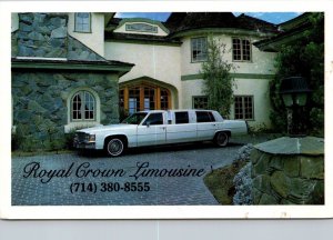 Advertising Royal Crown Limousine Tustin California