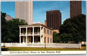 Postcard TX Sam Houston Park Nicole-Rice-Cherry House