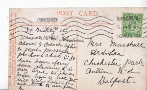 Genealogy Postcard - Family History - Marshall - Chichester Park - Belfast U3278