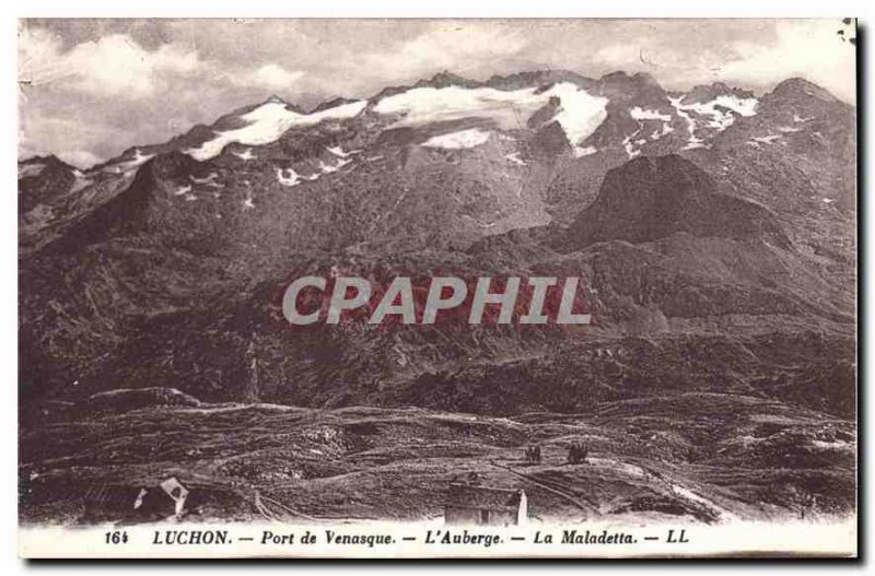 Postcard Luchon Old Port of Venasque Auberge La Maladetta