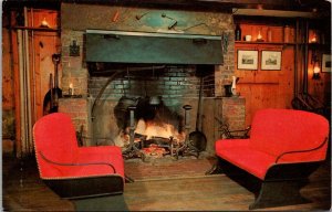 New York Rhinebeck Beekman Arms Hotel Tavern The Fireplace 1965