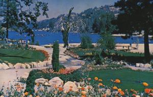 Club San Moritz - Lake Gregory, Crestline, California, CA.  Postcard