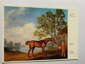 POSTED ART POSTCARD - PUMPKIN WITH STABLE LAD GEORGE STUBBS   (KK632) 