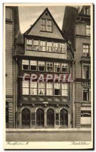 VINTAGE POSTCARD HAS Frankfurt m Rotschildhaus