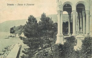 ITALY Trieste Miramar park column