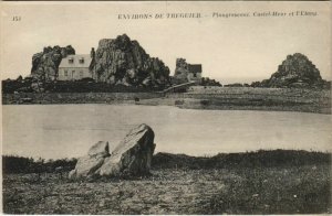 CPA PLOUGRESCANT Environs de Treguier - Castel-Meur et l'Etang (1146860)