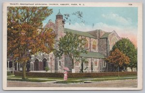 Linen~Trinity Protestant Episcopal Church~Asbury Park~NJ~Partial View~PM 1925 PC