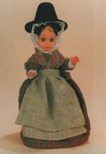 Cardigan Welsh 19th Century Toy Doll Peasant Fashion Postcard