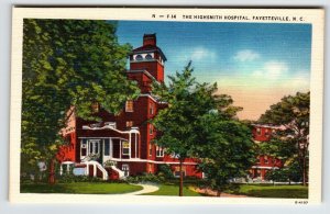 Highsmith Hospital Building Fayetteville North Carolina Postcard Unused Vintage