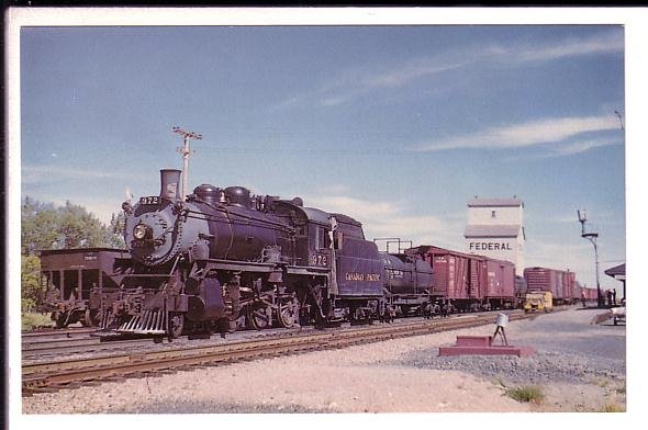 Canadian Pacific Railway Train, Chaplin, Saskatchewan, Grain Elevator