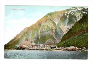 LP137 Juneau Alaska Postcard City View Mountain