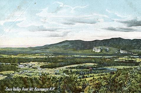 NH - North Conway,  Saco Valley from Mt. Kearsarge