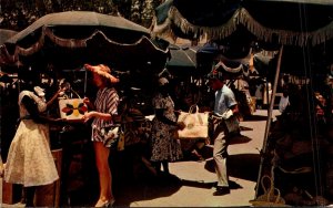 Bahamas Nassau Rawson Square Straw Market 1959