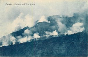 Italy Catania Etna volcano eruption