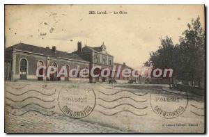 Postcard Old Train Laval