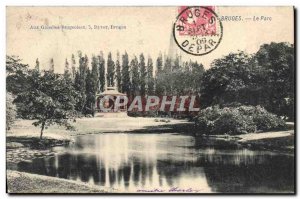 Old Postcard Bruges Park