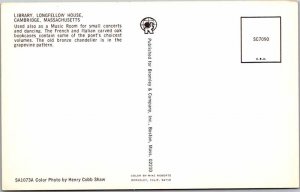 Postcard HOUSE SCENE Cambridge Massachusetts MA AO3801