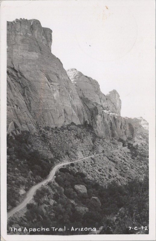RPPC Postcard Apache Trail Arizona AZ