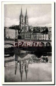 Niort Old Postcard The edges of the Sevre Niortaise and & # 39eglise St Andre