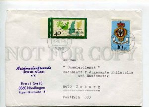 421806 GERMANY 1975 year Nordlingen ADVERTISING real posted COVER