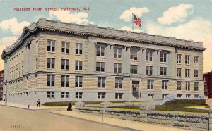 Paterson High School Paterson New Jersey 1910c postcard