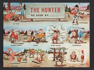 Comic Cartoon THE HUNTER as seen by ...  Non Postcard