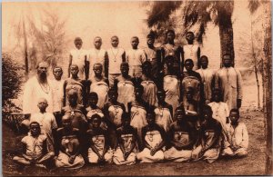 Uganda Mabira Natives Albert Lake Vintage Postcard   C100