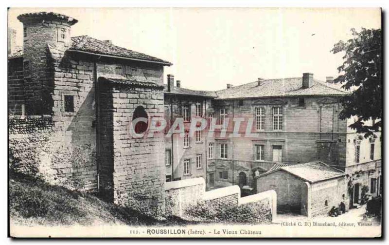 Old Postcard Roussillon Le Vieux Chateau