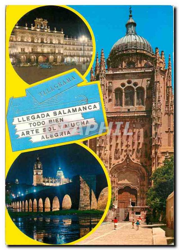 Postcard Modern Salamanca Bellezas of Beauties ciudad City