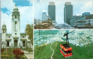 Postcard Venezuela Caracas National Pantheon Simon Bolivar Center Cable Car