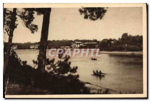 Old Postcard Hossegor close Capbreton Lake