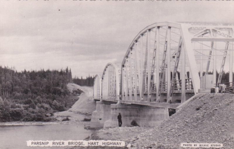 RP; BRITISH COLUMBIA, Canada, 30-40s; Parsnip River Bridge, Hart Highway