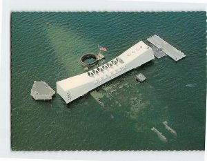 Postcard The World Famous, U.S.S. Arizona Memorial, Pearl Harbor, Honolulu, HI