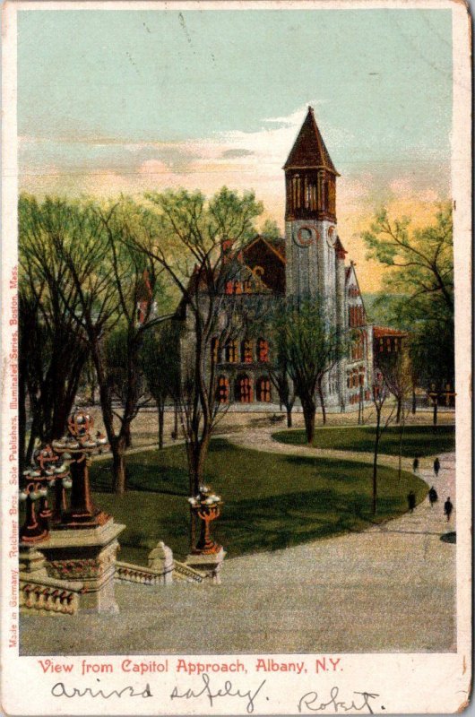 New York View From Capitol Approach 1906