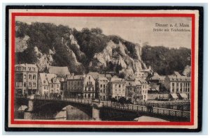 1912 Dinant a. D. Maas Bridge With Devil's Rock Belgium Posted Postcard