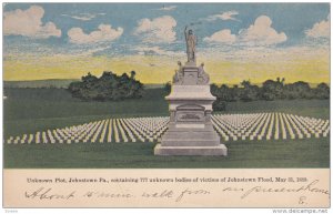 JOHNSTON, Pennsylvania; Unknown Plot, containing 777 bodies of Victims of Joh...