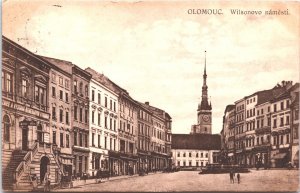 Czech Republic Olomouc Wilsonovo Namesti Postcard 03.77