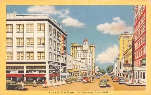 A View of Central Ave. St Petersburg, Florida