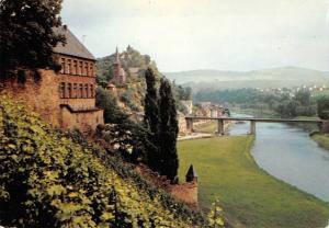 BT11129 Saarburg a d saar blick auf burg und saarbrucke       Germany