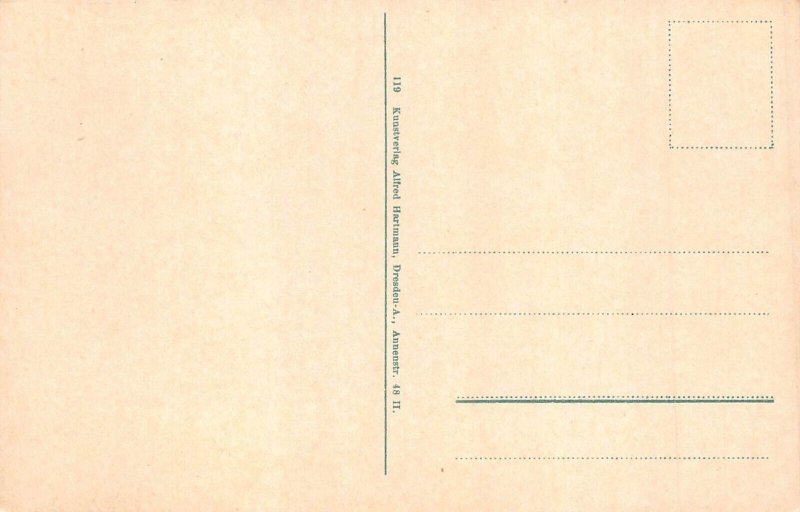 A210 Germany Dresden Kgl Zwinger vintage postcard