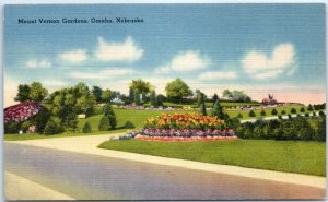 Postcard - Mount Vernon Gardens - Omaha, Nebraska